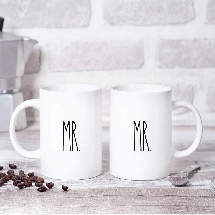 2PK Mr. &amp; Mr. Simple Rustic Coffee Mug Image