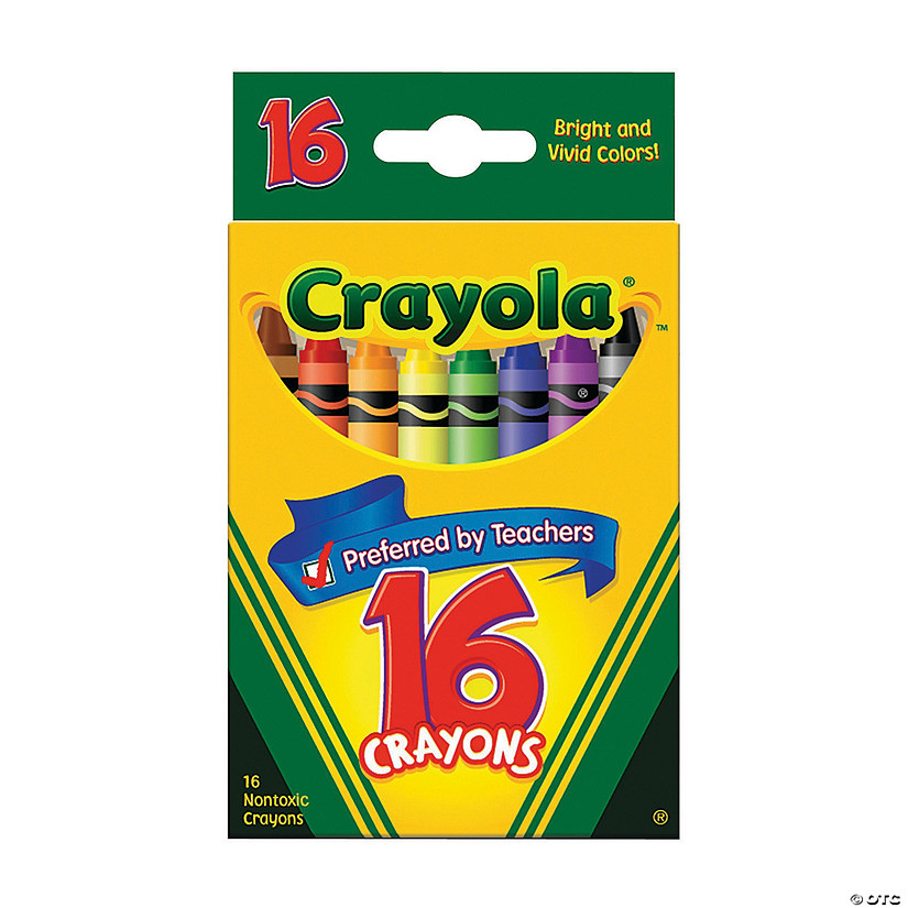 3 1/2&quot; 16-Color Box of Crayola&lt;sup&gt;&amp;#174;&lt;/sup&gt; Crayons Image