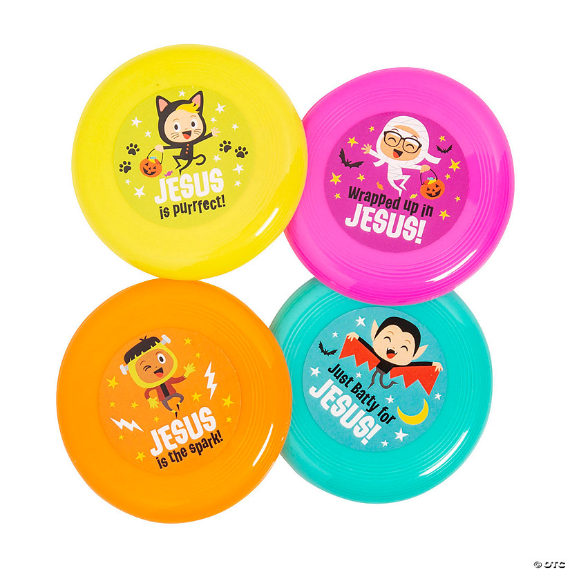 3 1/2" Bulk 72 Pc. Mini Little Boolievers Plastic Flying Discs Image