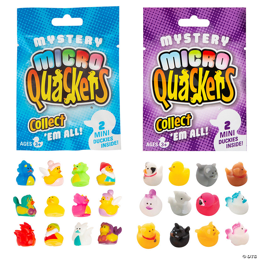 3 1/4" x 4" Bulk 24 Pc. Micro Quackers Blind Bag Assortment Image