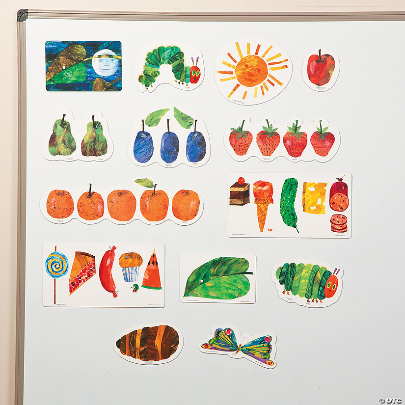 3" - 14" World of Eric Carle The Very Hungry Caterpillar&#8482; Storytelling Magnets - 14 Pc. Image