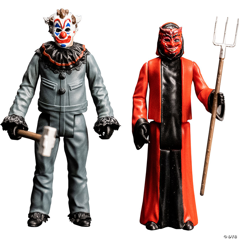 3 3/4&quot; Eli Roth&amp;#8217;s Haunt&amp;#8482; Clown &amp; Devil Figures Set Image
