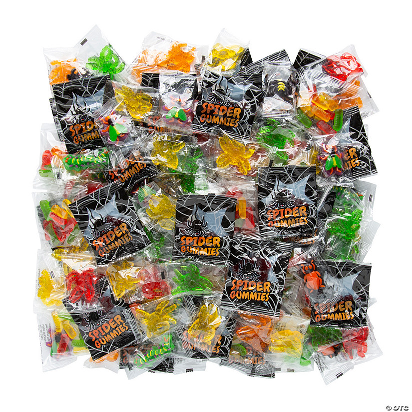 3.5 lbs. Bulk 130 Pc. Halloween Creepy Crawly Gummy Candy Assortment Image