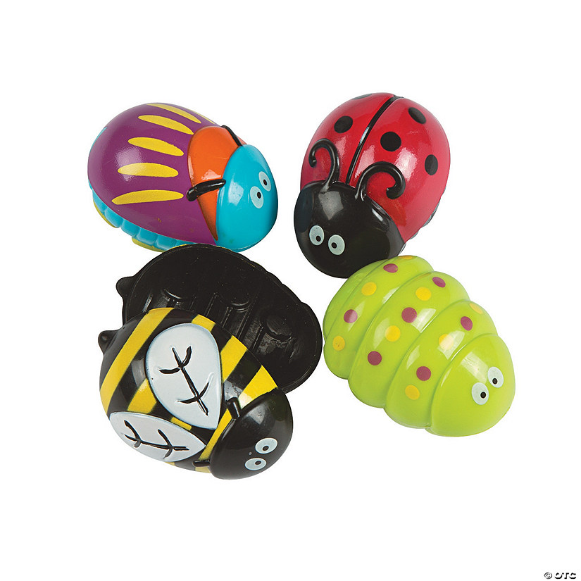 3"  Bug Plastic Easter Eggs - 12 Pc. Image