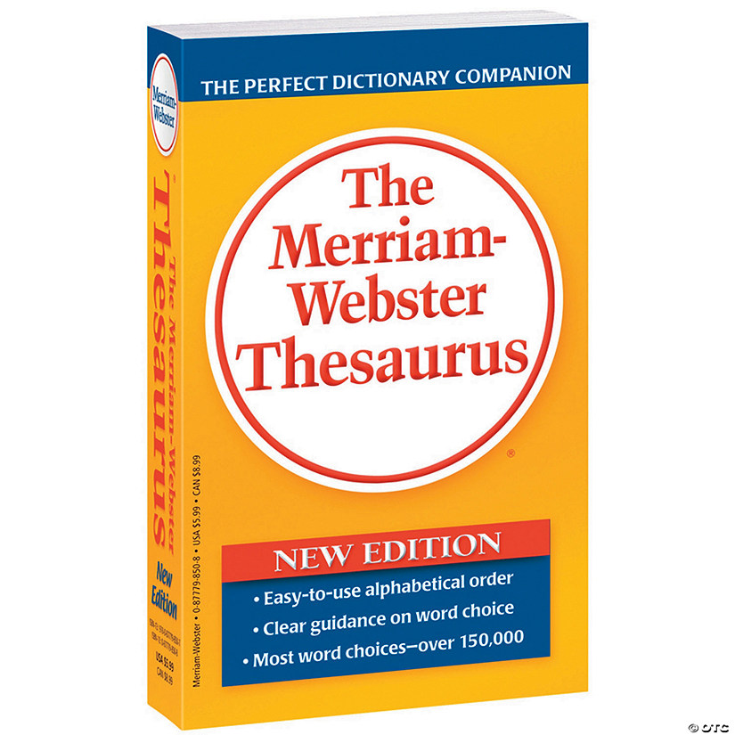 (3 Ea) Merriam Websters Thesaurus Image