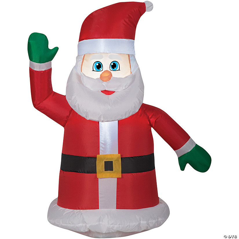 3 Ft. Airblown<sup>&#174;</sup> Santa Claus Car Buddy Inflatable Image