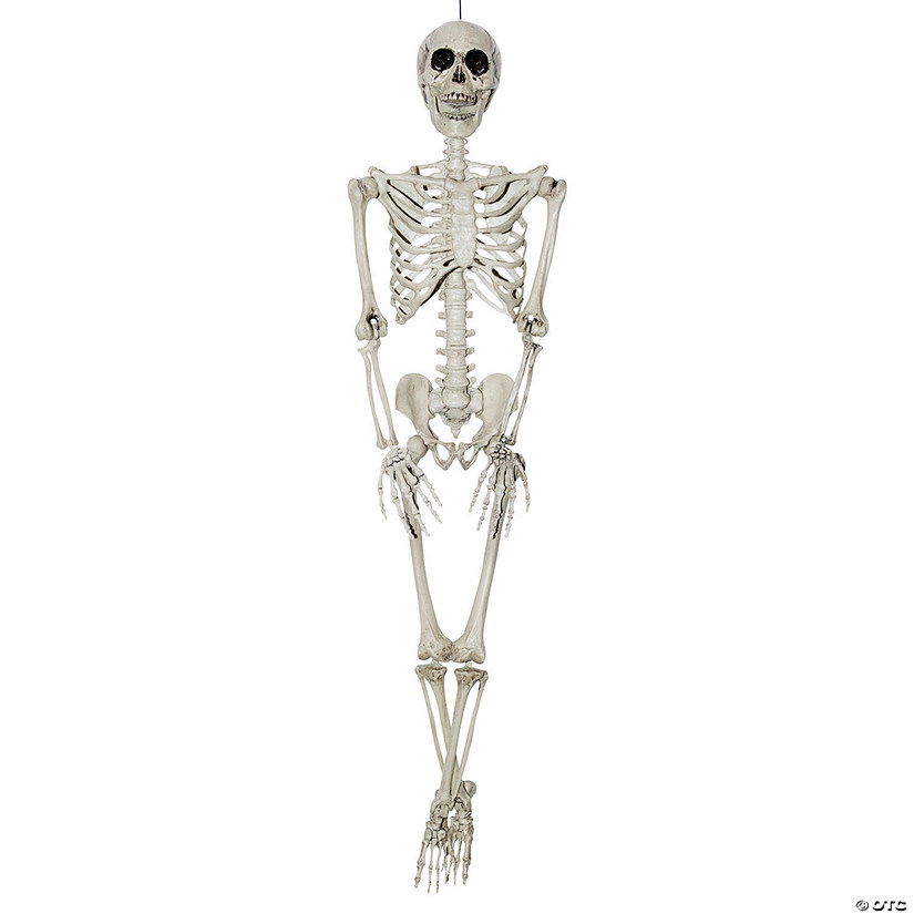 3 Ft. Hanging Skeleton Plastic Halloween Decoration Image