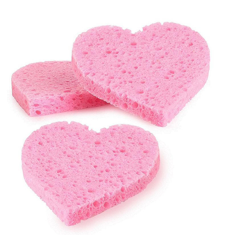 3 pack Heart shaped sponges Oriental Trading