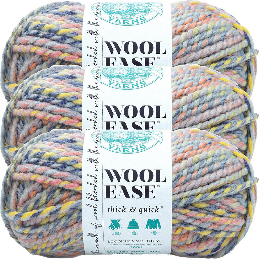 (3 Pack) Lion Brand Wool-Ease Thick &amp; Quick Yarn - Dreamcatcher Image
