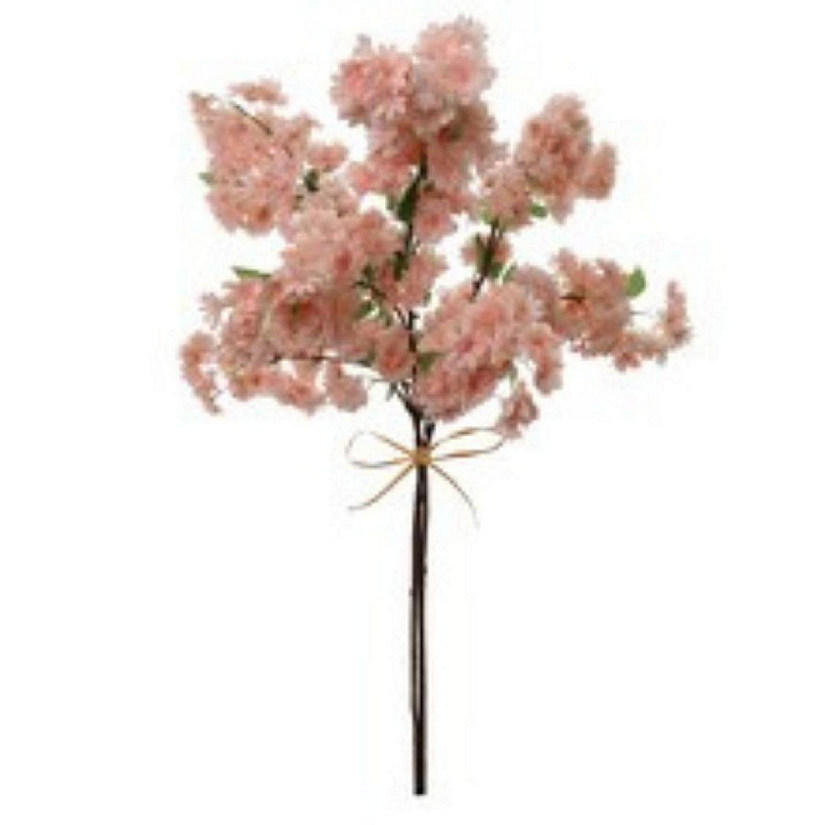 3-Pack: Soft Pink Cherry Blossom Stem Image