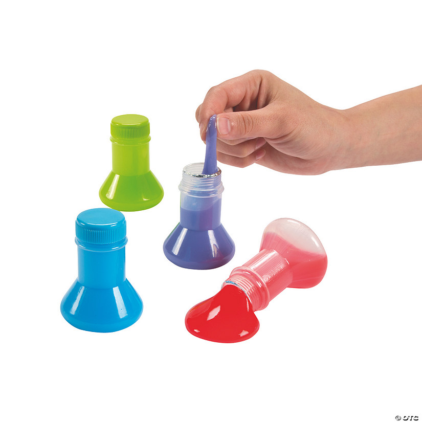 3" Science Party Plastic Beaker Slime Container - 12 Pc. Image