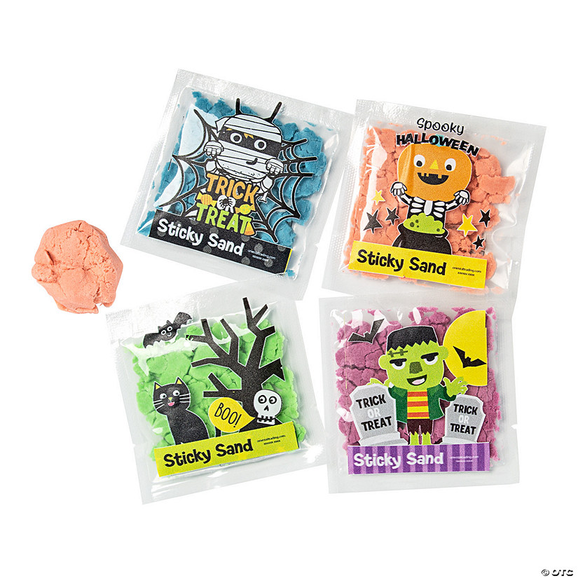 3" x 4" Bulk 48 Pc. Ghoul Gang Sticky Sand Pouches Image