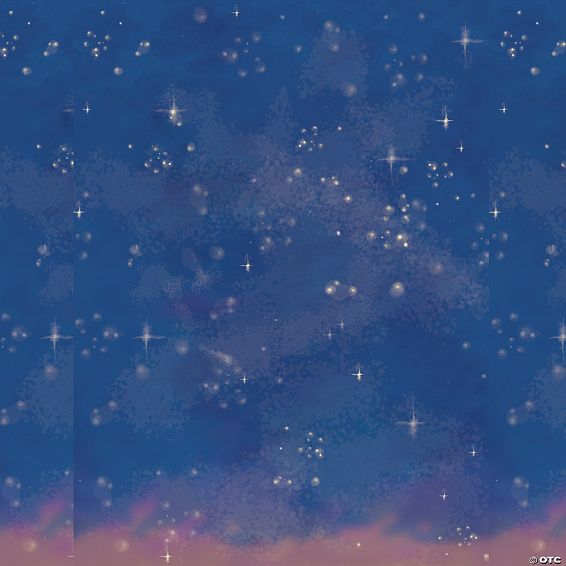 30 Ft. x 4 Ft. Design-A-Room Starry Night Sky Vinyl Backdrop Image