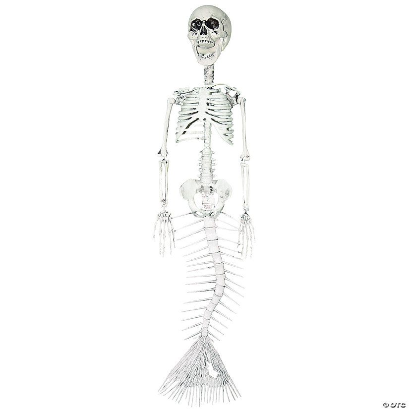 30" Mermaid Skeleton Decoration