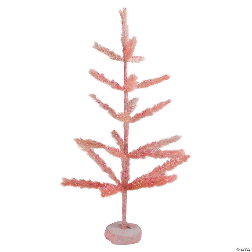 30" Pastel Peach Sisal Pine Artificial Easter Tree Image