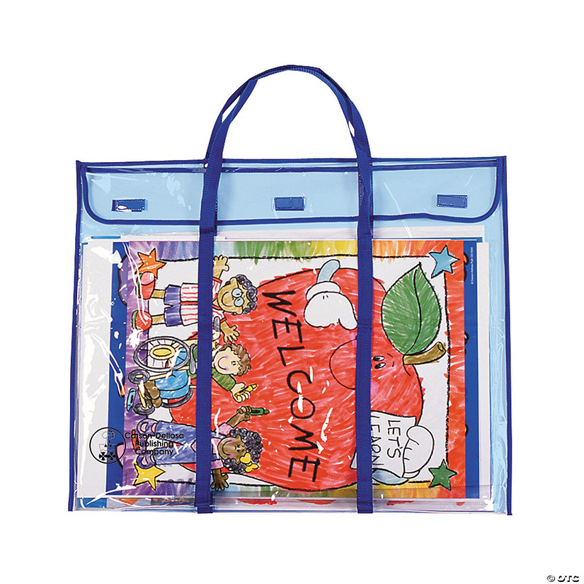 30" x 24" Bulletin Board Classroom D&#233;cor Clear Vinyl Storage Bag Image