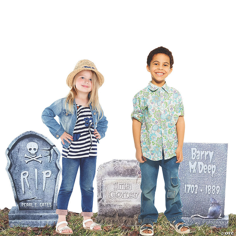 33" x 33" Tombstone Yard Signs - 3 Pc. Image