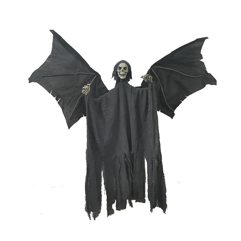 35 Inch Hanging Skeleton Reaper Halloween Decoration Image
