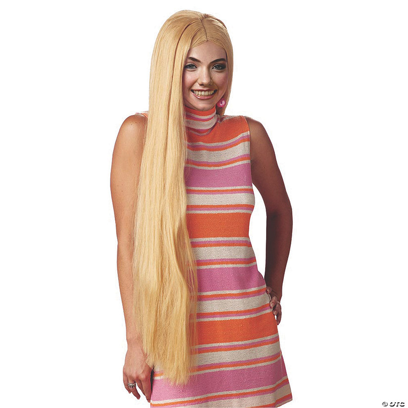 36" Adults Blonde Long Wig Image