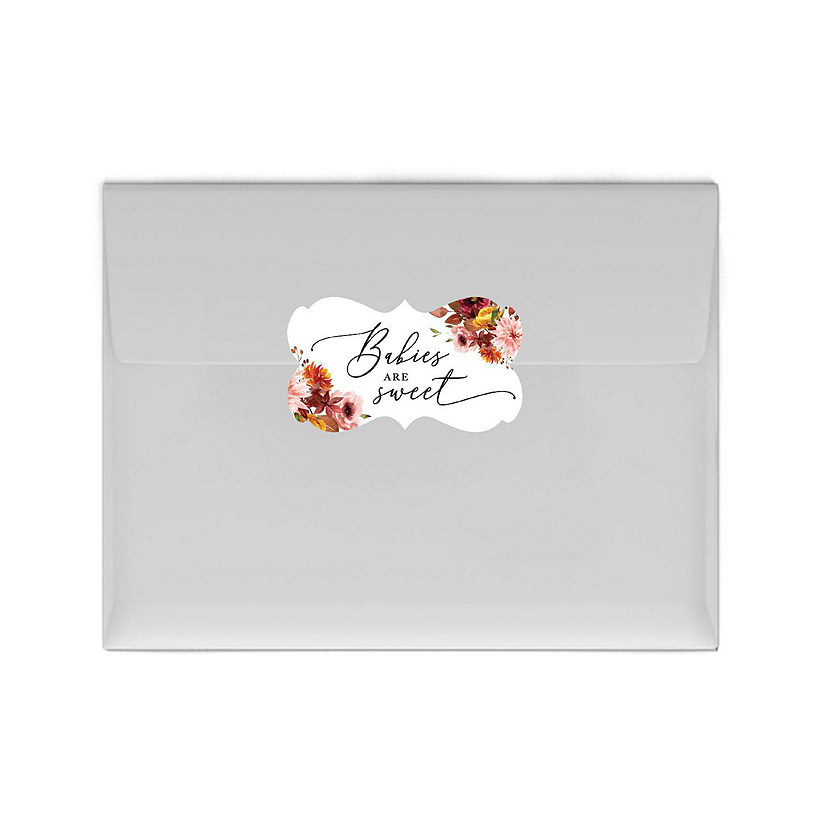 36PK Babies Sweet Marsala Frame Labels Image