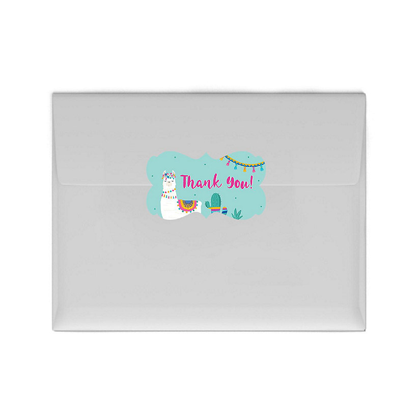 36PK Fancy Frame Label Thank You Image