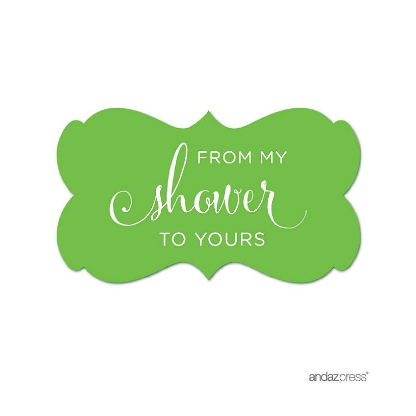 36PK From My Shower Kiwi Frame Labels Image