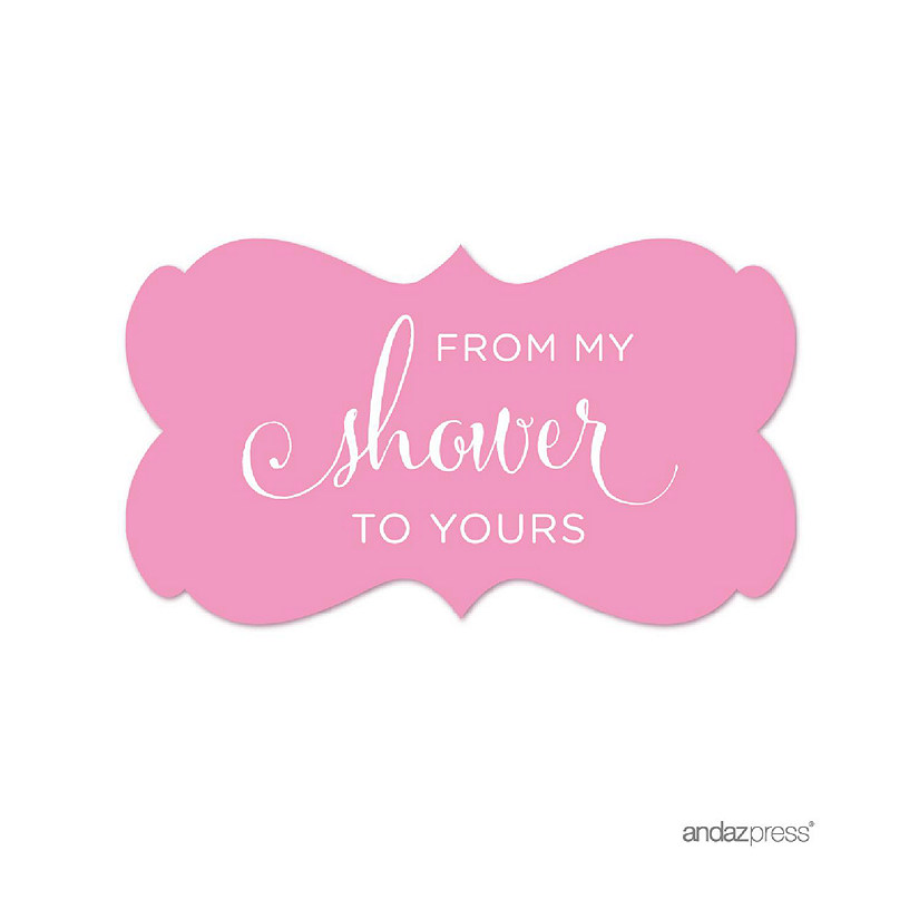 36PK From My Shower Pink Frame Labels Image
