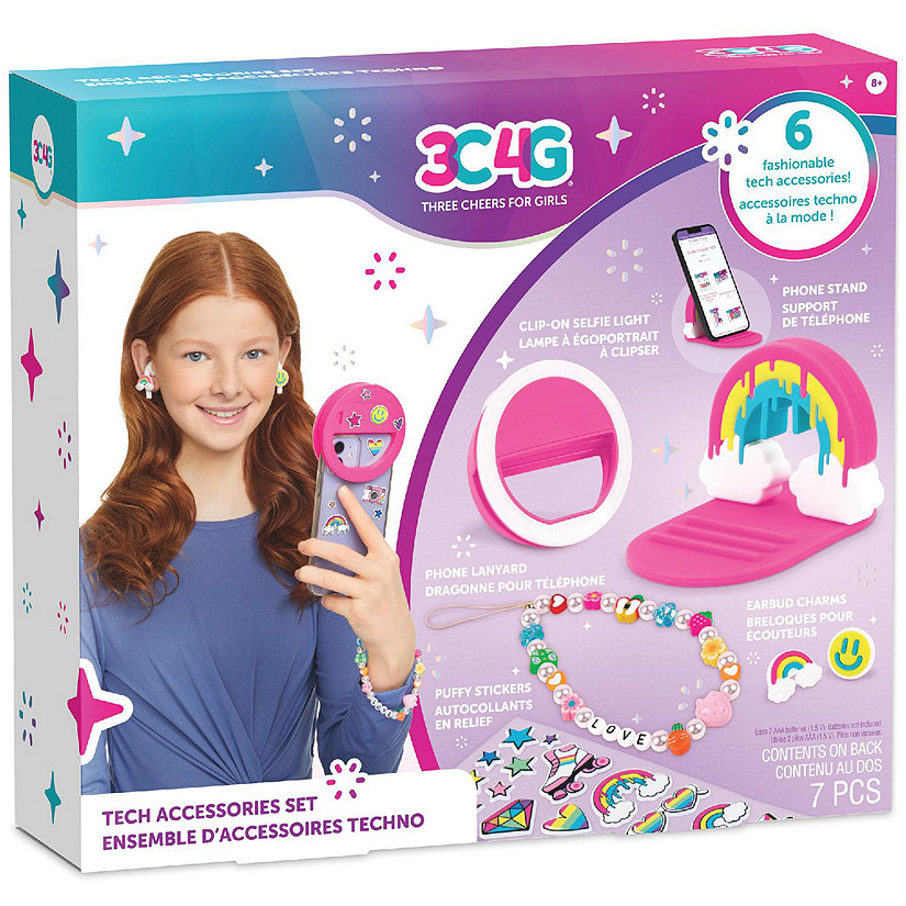 3C4G: Tech Accessories Set - Customize Your Phone Case - 7 Pieces Image