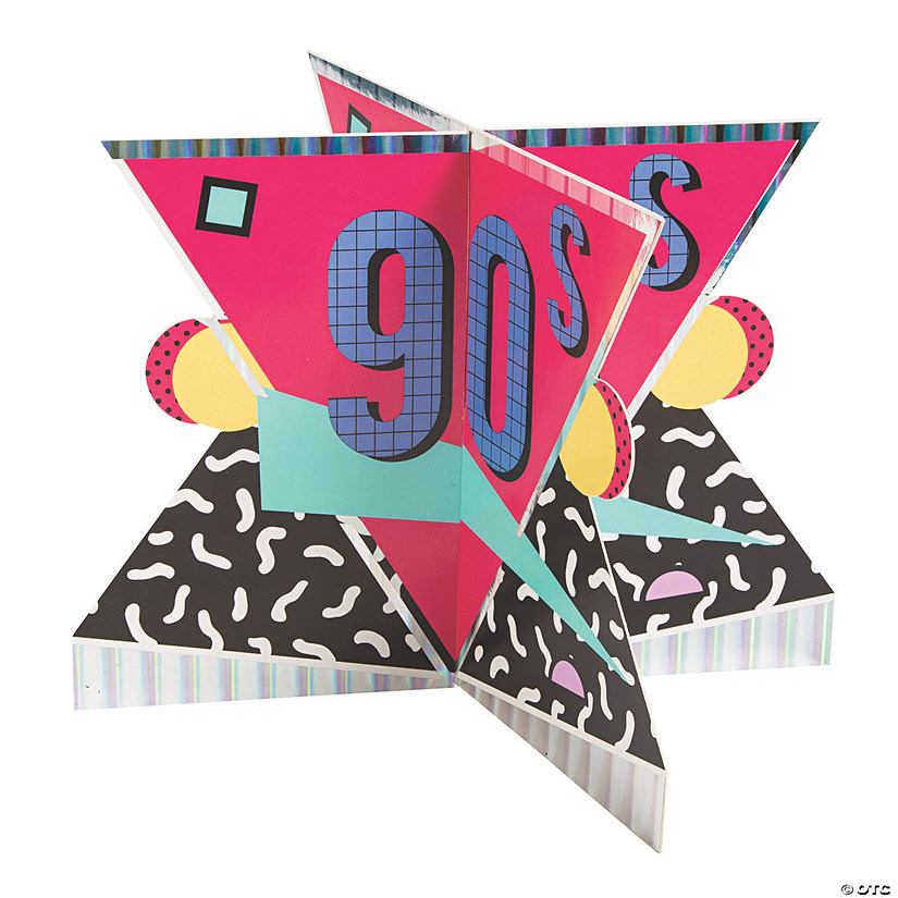 3D 90s Centerpiece Image