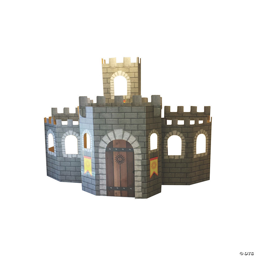 3D Castle Cardboard Stand-Up Playhouse Image