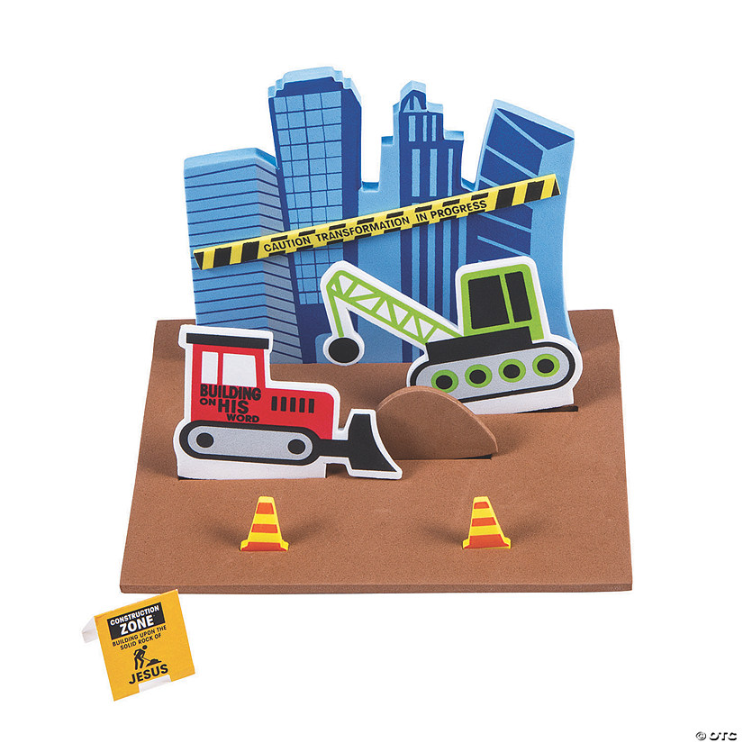 3D Construction VBS Craft Kit - Makes 12 Image