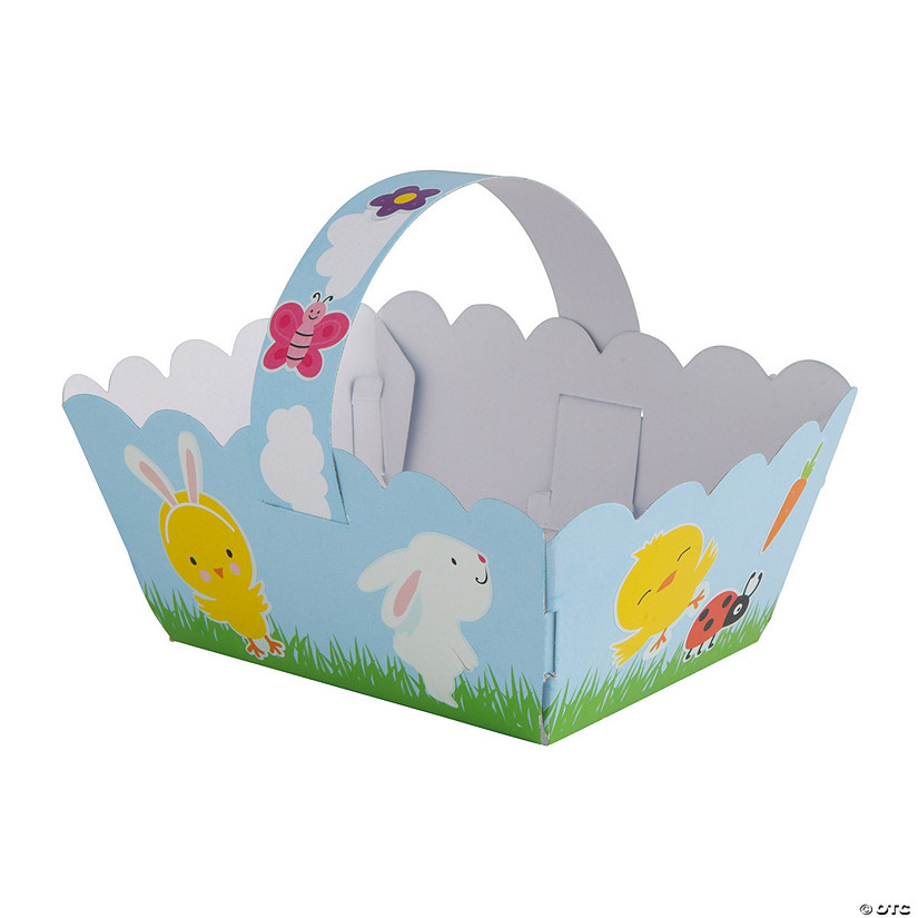 3D Easter Basket Sticker Scenes &amp;#8211; 12 Pc. Image
