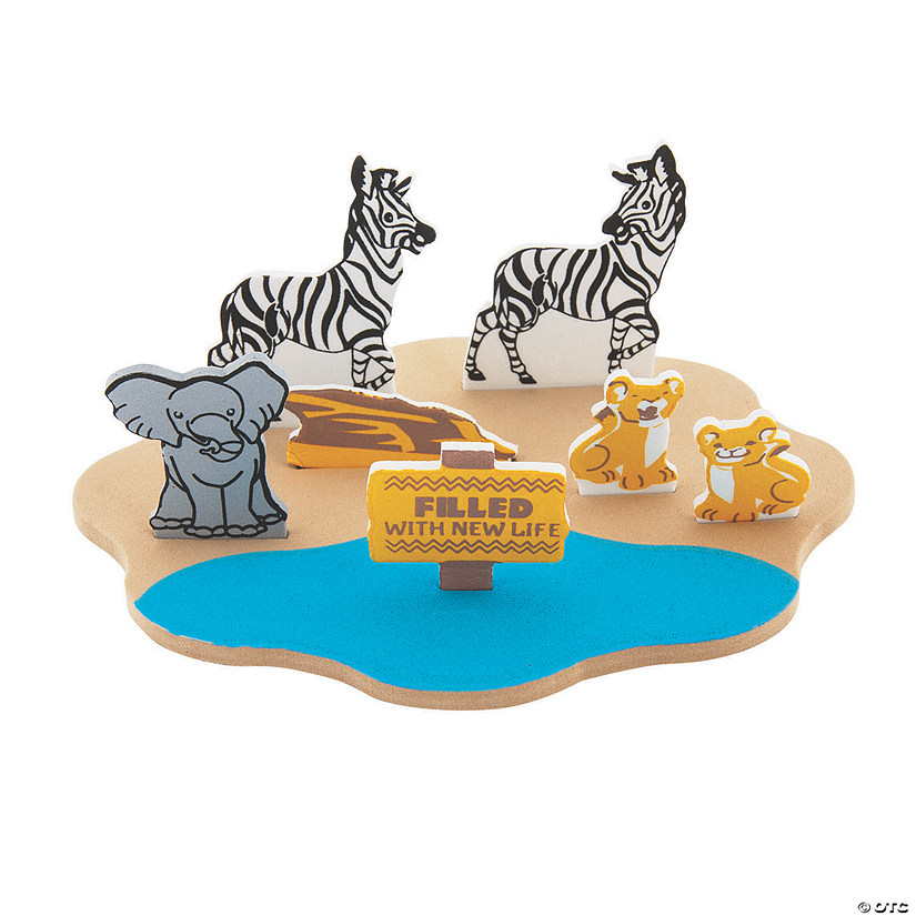 3D Floating African Safari VBS Craft Kit Oriental Trading