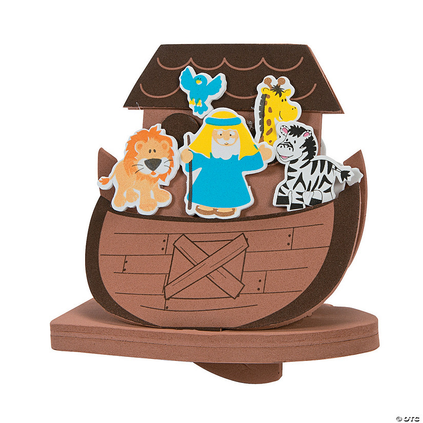 3D Floating Noah&amp;#8217;s Ark Craft Kit - Makes 12 Image