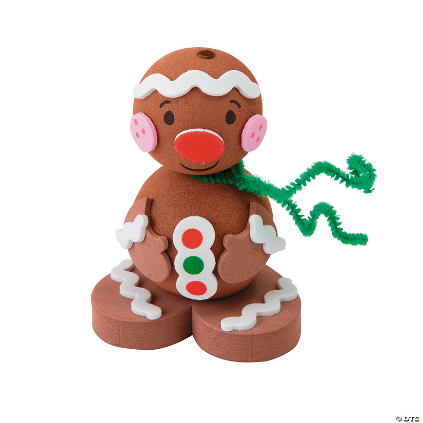 3D Gingerbread Man Craft Kit