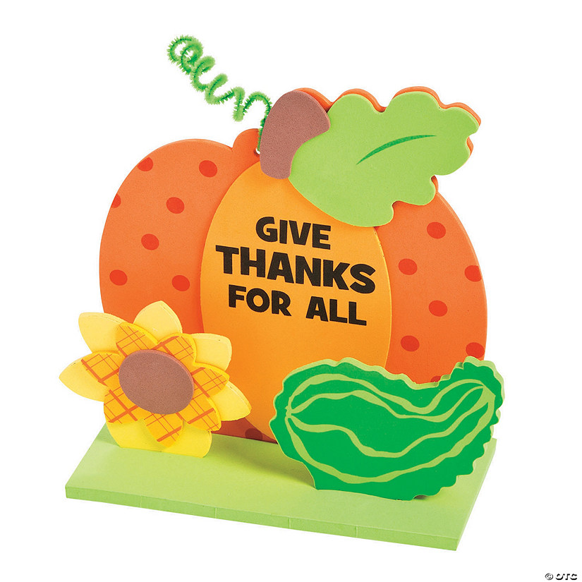 3D Give Thanks Tabletop Decorating Craft Kit - Makes 12 Image