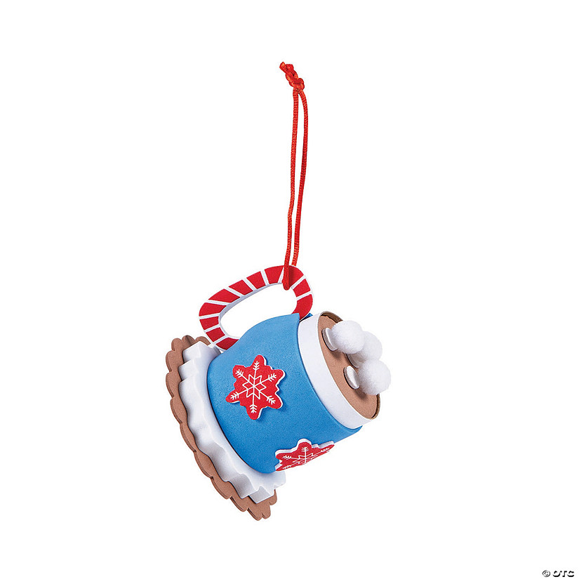 3D Hot Cocoa Ornament Craft Kit - Less Than Perfect Image