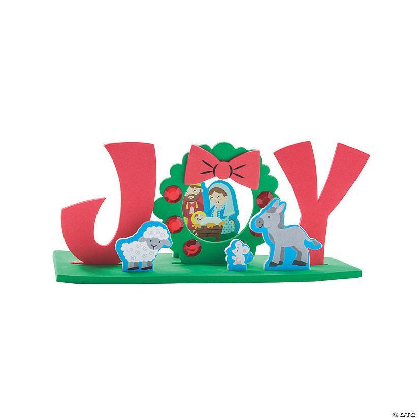 3D Joy Nativity Craft Kit - Makes 12 Image
