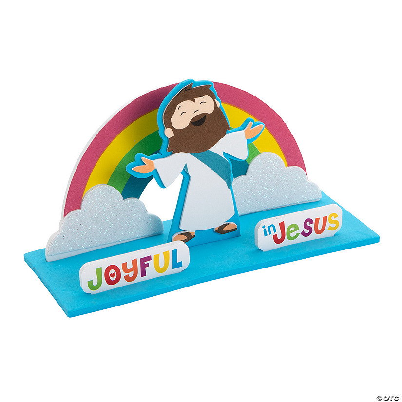 3D Joyful in Jesus Stand-Up Craft Kit - Makes 12 Image