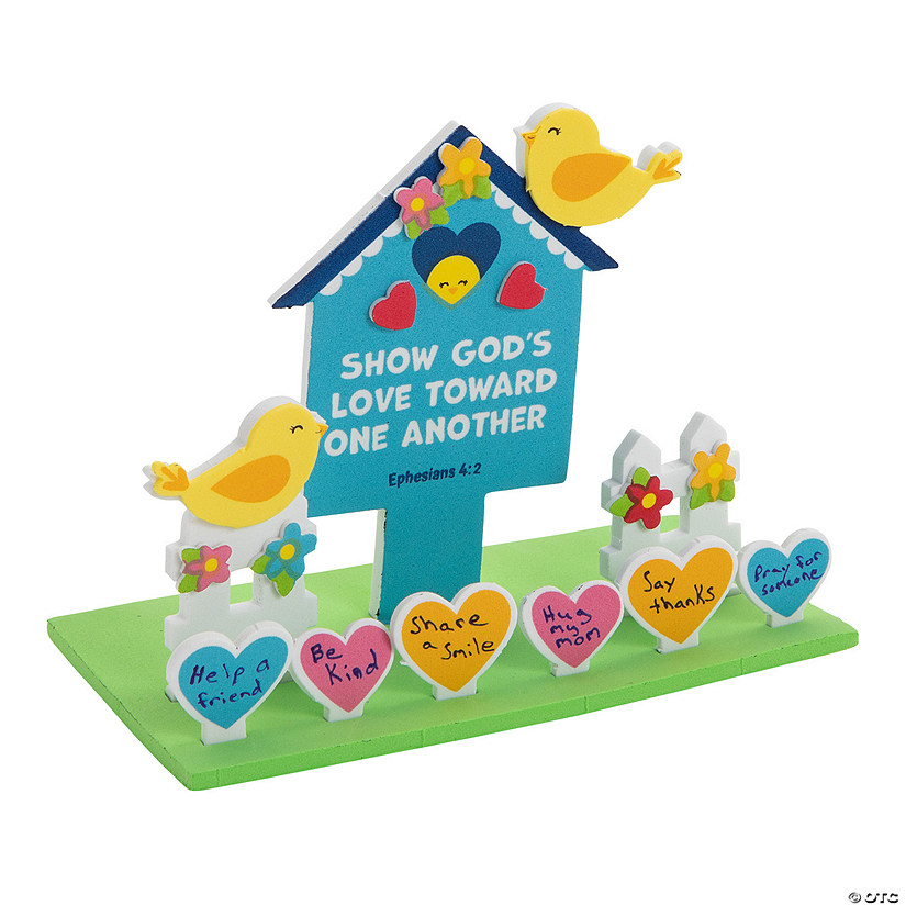 3D Love Lives Here House Craft Kit - Makes 12 Image