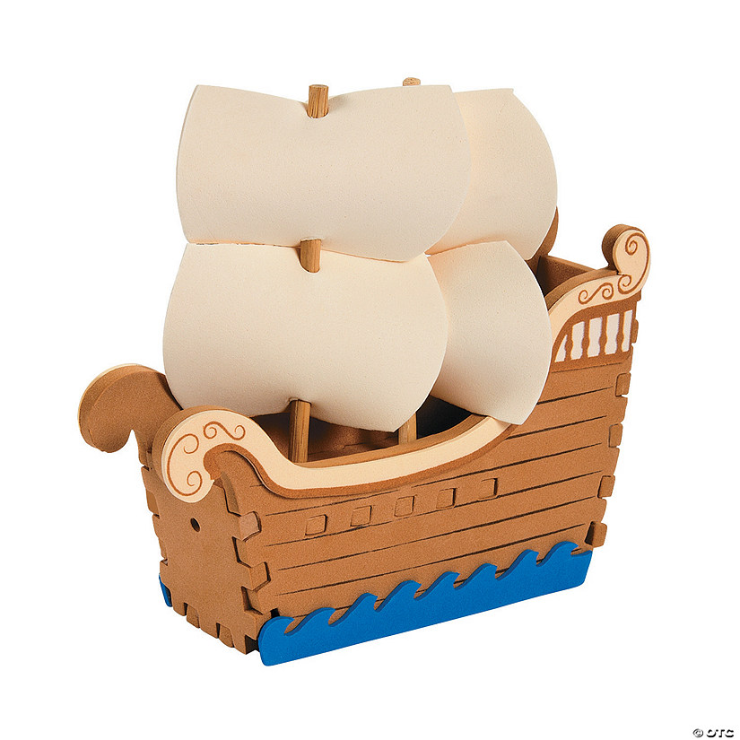 3D Mayflower Ship Craft Kit - Makes 12 Image