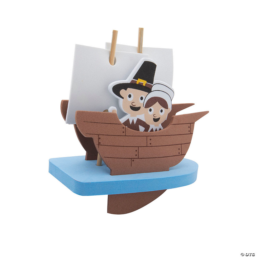3D Mini Floating Mayflower Craft Kit - Makes 12 Image