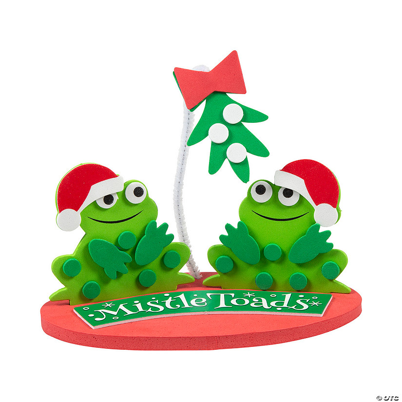 3D Mistle Toads Christmas Craft Kit - Makes 12 Image
