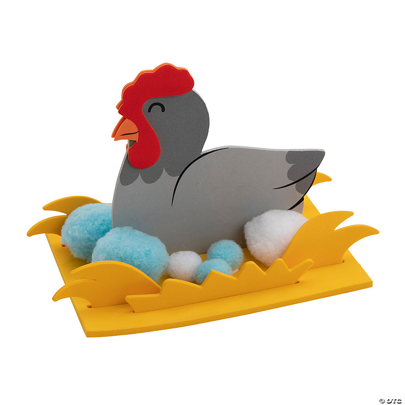 3D Nesting Hen Craft Kit - Makes 12 Image