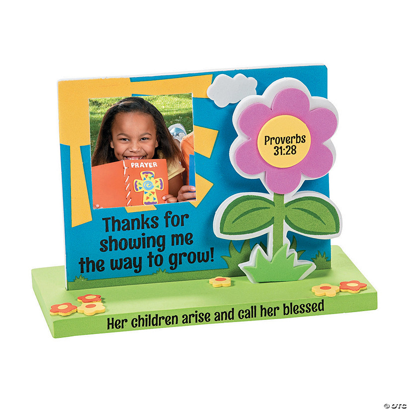 3D Religious Mother&#8217;s Day Picture Frame Craft Kit - Makes 12 Image