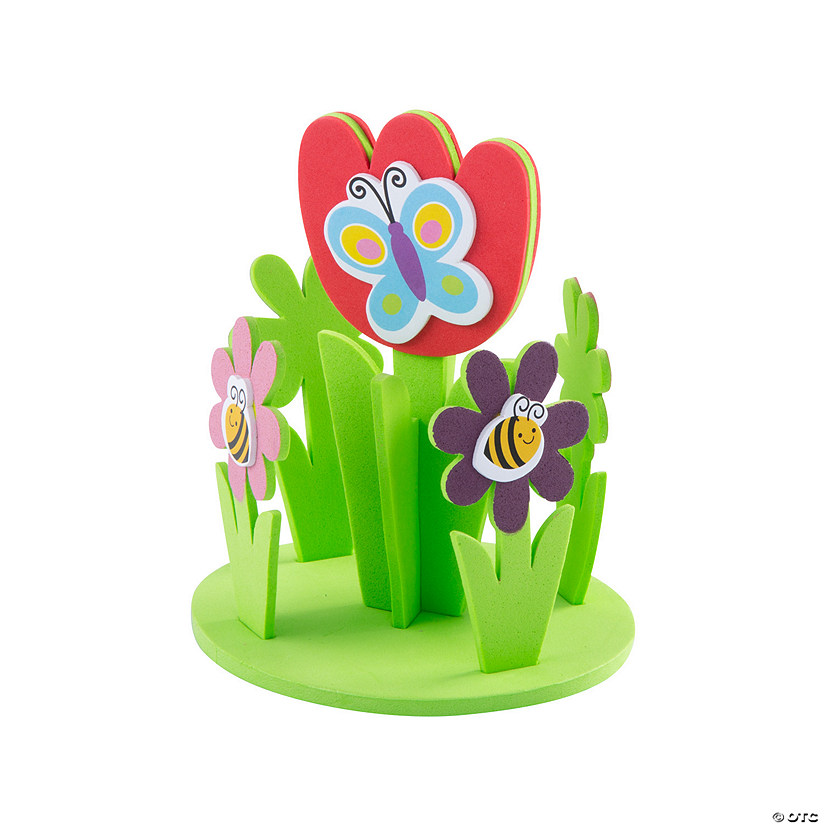 3D Stand-Up Flower Craft Kit - Makes 12 Image