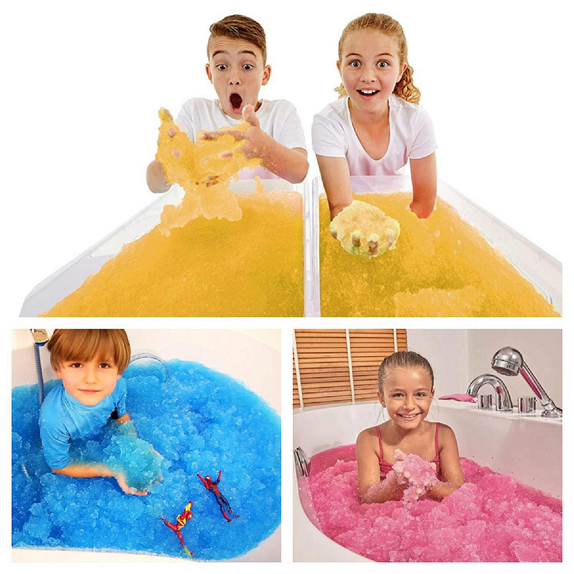 3pk Slime Bath Gelli Baff - Yellow, Blue, Pink Pack Image