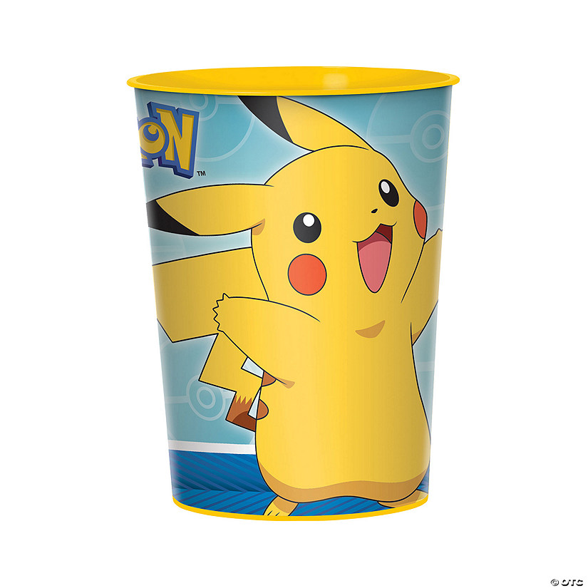 4 1/2" 16 oz. Pok&#233;mon&#8482; Party Reusable Plastic Favor Tumbler Image