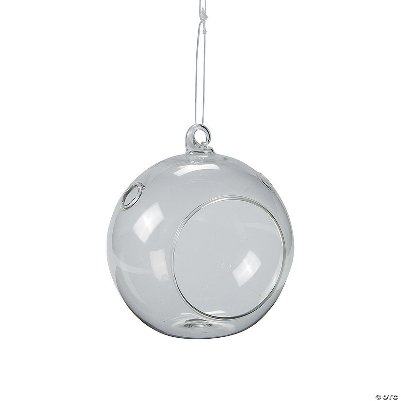 4 1/4" Medium Round Hanging Globes - 6 Pc. Image