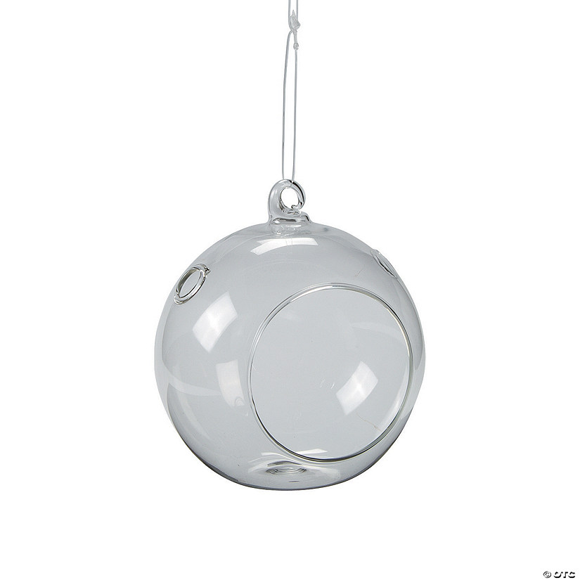 4 1/4&quot; Medium Round Hanging Globes - 6 Pc. Image